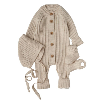 Комплект вязаный Маленькая звезда 0001-3 (ЧЗ-нк) слоновая кость 01